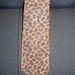Paisley blue and orange tie