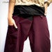 maroon and black thai fisherman pants 2 tone L