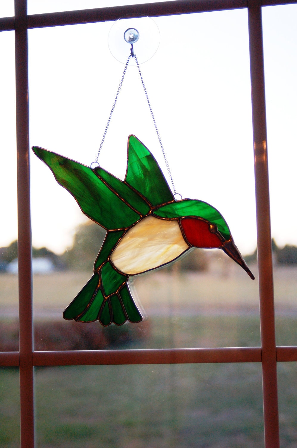 Stained Glass Hummingbird
