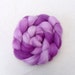 Hand Dyed Corriedale Tops 110g - Blackcurrant Smoothie 2
