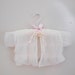 Vintage 1950s Baby Bed Jacket / Overlay Jacket / Sheer Chiffon
