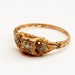 Vintage Diamond Engagement Ring Estate 10K yellow gold SIZE 7.25 (V114)