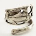Spoon Ring Illinois Corn Souvenir Sterling Silver Ring, Made in Your Size (2101)