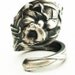 Spoon Ring Calla Lily Antique Sterling Silver Floral Art Nouveau Spoon Ring, Handcrafted in YOUR Size (2350)