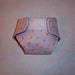 Baby doll diaper(adjustable cloth) for bitty baby, baby doll, cabbage patch, stuffed animal