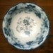 Vintage Victorian Wash Bowl / Blue and White Basin / English Shop