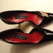 Vintage 1980s Stuart Weitzman Patent Leather and Snakeskin Shoes 7N