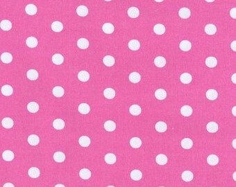 1 Yard - Pink Primrose Polka Dot by Pimatex for Robert Kaufman