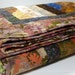 Quilted Lap Throw Cottage Chic Batik