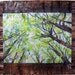 Fiber Art Quilt - Spring Trees - Wall Hanging