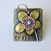 Rosie- mixed metal pet id tag