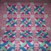 Hearts , Flowers and Patchwork Crib Quilt....REDUCED PRICE....