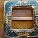 Czech Buckle Goldtone and Turquoise 20's 30's