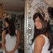 Dutch couture salmon with blackcolour fascinator with frensh netting and lots of feathers on aliceband