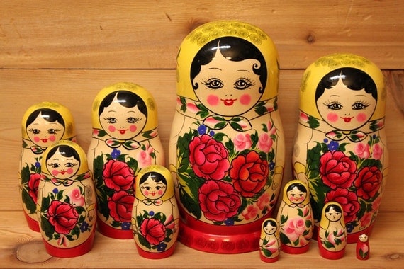 large russian dolls