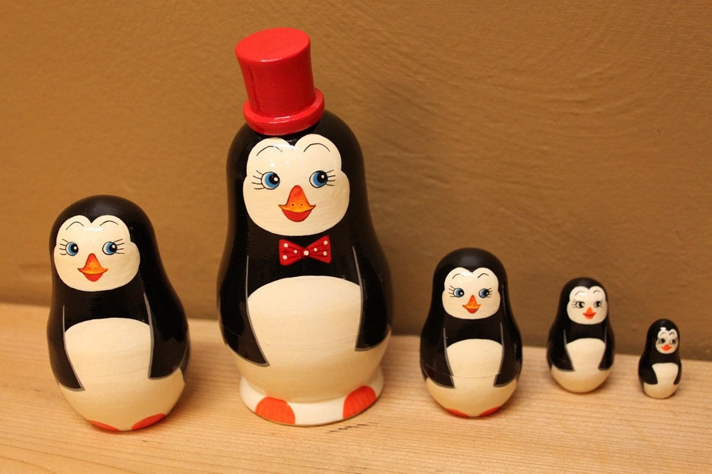 penguin nesting dolls