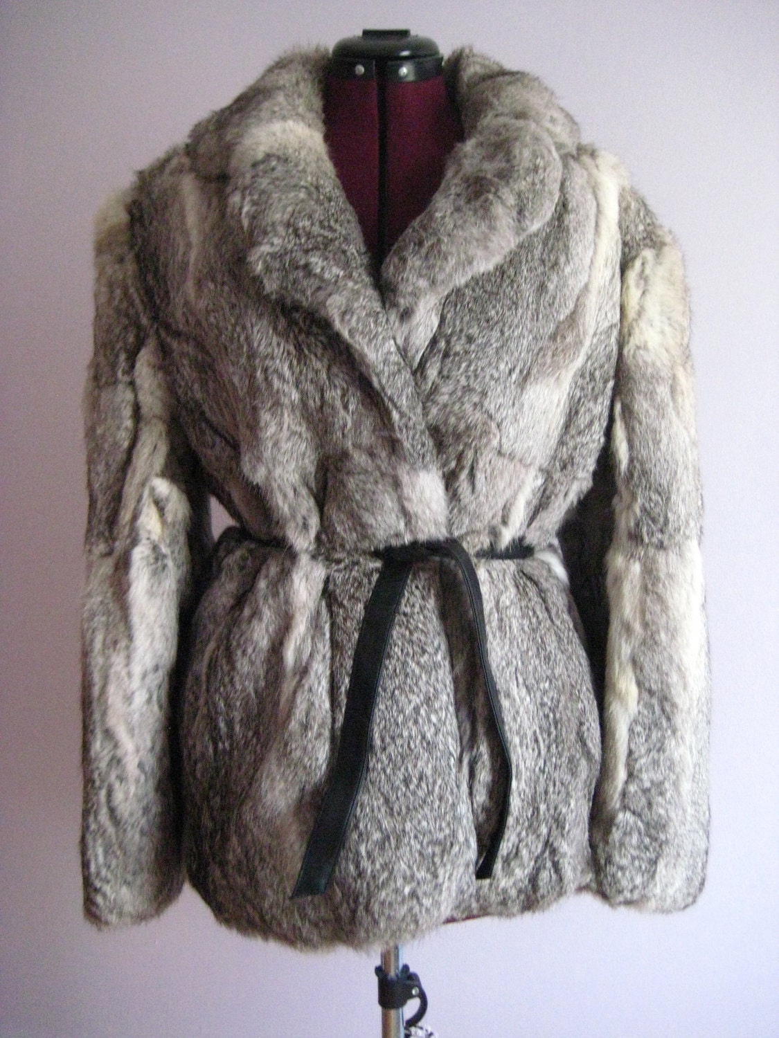 Beautiful Vintage Rabbit Fur Coat ..SALE..