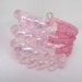 Spiky Pink Ring on Memory Wire Adjustable Pink Ring Bling Ring