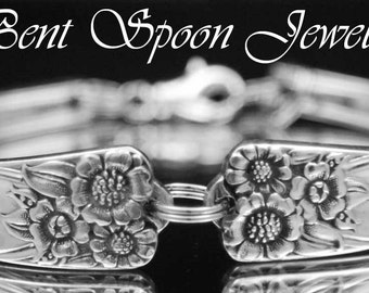 Silverware Jewelry, Spoon Bracelet Vintage Silverware Jewelry Spoon Bracelet April 1950