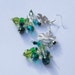 Spring Fever, a mix of green and silver, in glass and silver plated wire