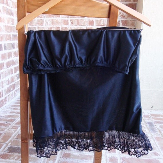 Extender Slip Black Lace by on Etsy
