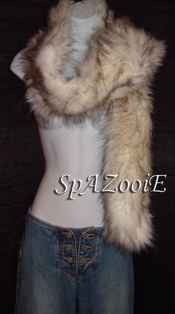 faux fur boa scarf