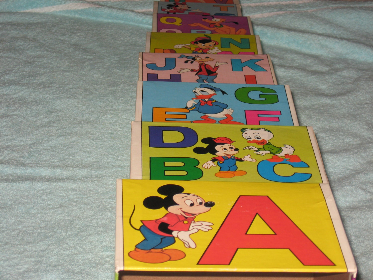 mickey mouse with abc box rubber