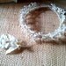 Antique wax orange blossoms bridal wedding crown 1920s 1930s