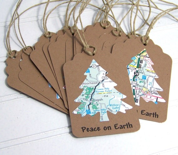 items similar to eco friendly christmas gift tags peace items similar to eco friendly christmas gift tags peace