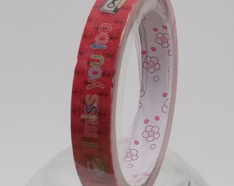 Deco Tape Kawaii I Miss You 15m