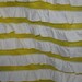 Lemon Yellow & White Two Tone Ruffle Ruffled Knit FAbric
