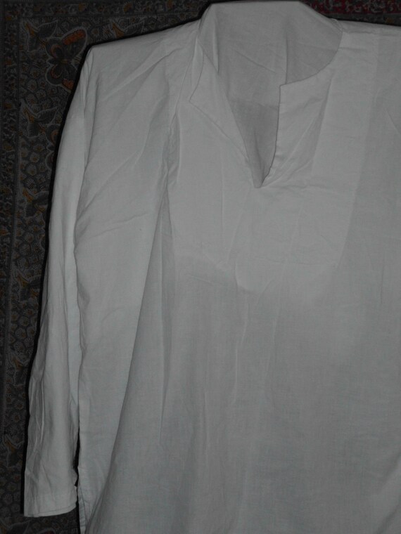 muslin white shirt