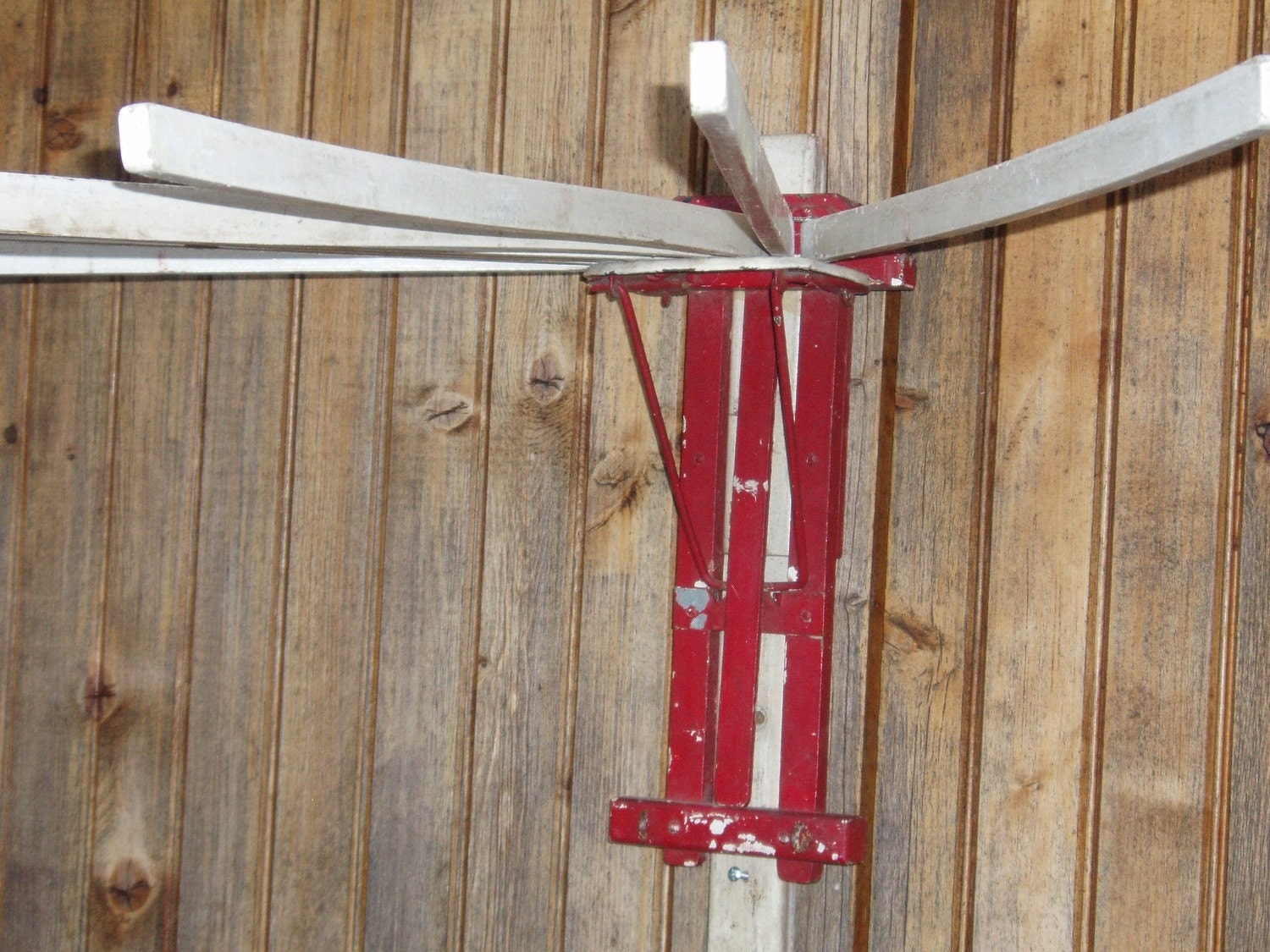 Vintage Clothes Drying Rackwall mounted