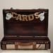 Wedding Card Box - Suitcase - Travel themed, vintage style