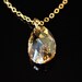 Rich Golden Shadow Crystal Necklace