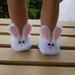 18 inch Doll Clothes for the American Girl - Bunny Slippers