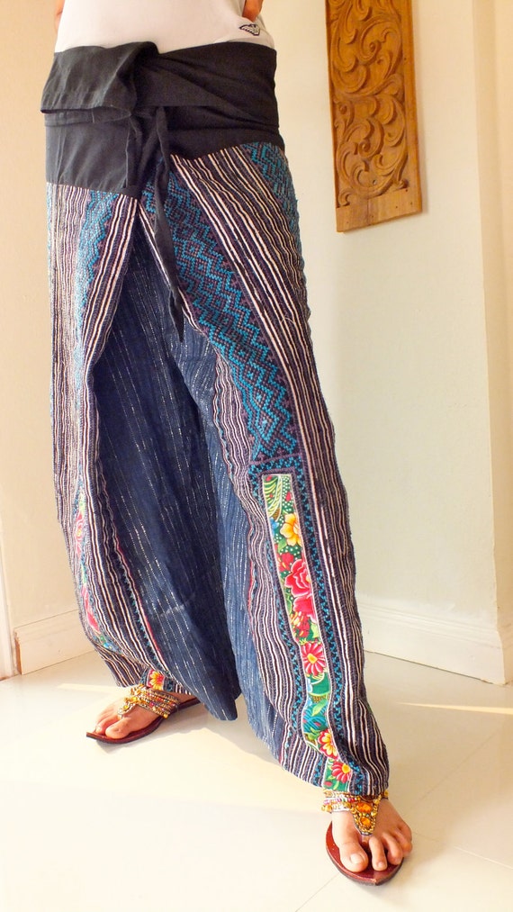 Handmade vintage pants and trousers Vintagecross by shopthailand