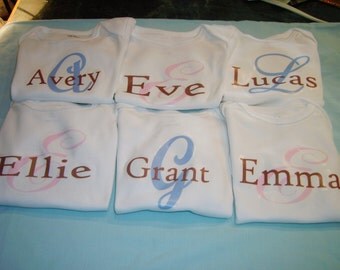 6 Personalized Baby Onesies