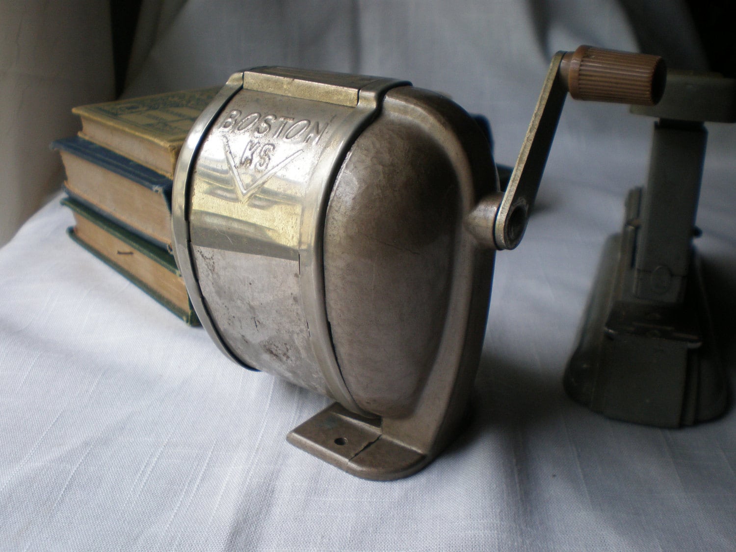 Nice Wall Mount Pencil Sharpener by GiddyNowVintage on Etsy