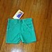 70s RETRO Vintage GREEN Children Shorts....size 6 kids....bright. 70s clothing. retro shorts. kids shorts. green