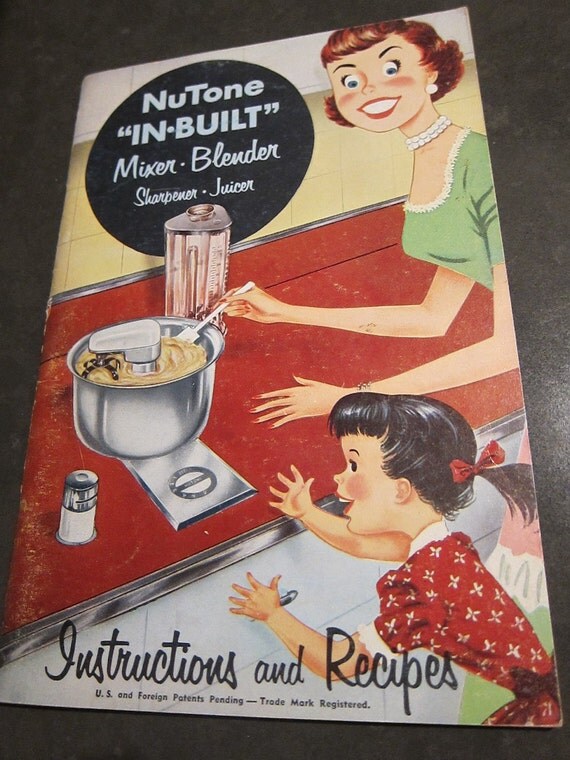NuTone InBuilt mixer blender booklet