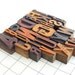 A to Z - Vintage Letterpress Wood Type Collection MV37