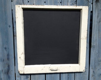 Rustic Window Frame Chalkboard, Black board, Wedding Sign