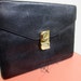 CELINE of Paris Black Leather Envelope Cluch