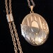 1950s Picture Locket Necklace Keepsake
