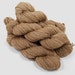 Hand Dyed Yarn Organic Merino Bulky Weight Naturally Dyed in Pinecone brown
