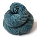 Hand Dyed Yarn Organic Merino Worsted Weight Naturally Dyed in Underwater 1