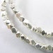 65 Karen Hill Tribe Silver Faceted Spacer Beads 2.1 mm. 6.5 inches :ka2838m