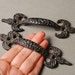 Set of 2 Vintage metal drawer pull handles