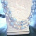 Amazonite and Pearl 3 Strand Necklace and Earrings Set - Absolutely Beautiful Blue Amazonite and Freshwater Pearls, Bib , Choker, Wedding
